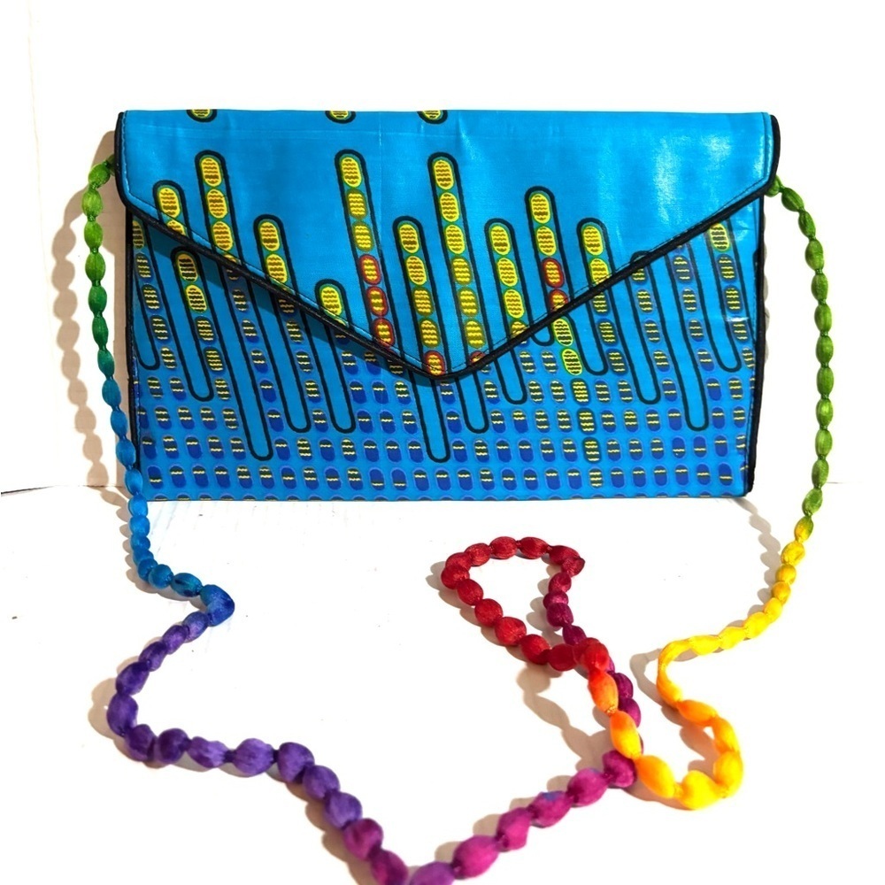 Handmade Ankara African print crossbody/ clutch bag